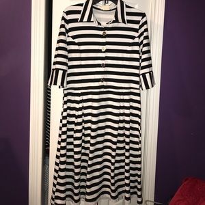 Black n white dress💕