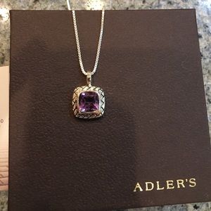 Amethysts cobblestone necklace