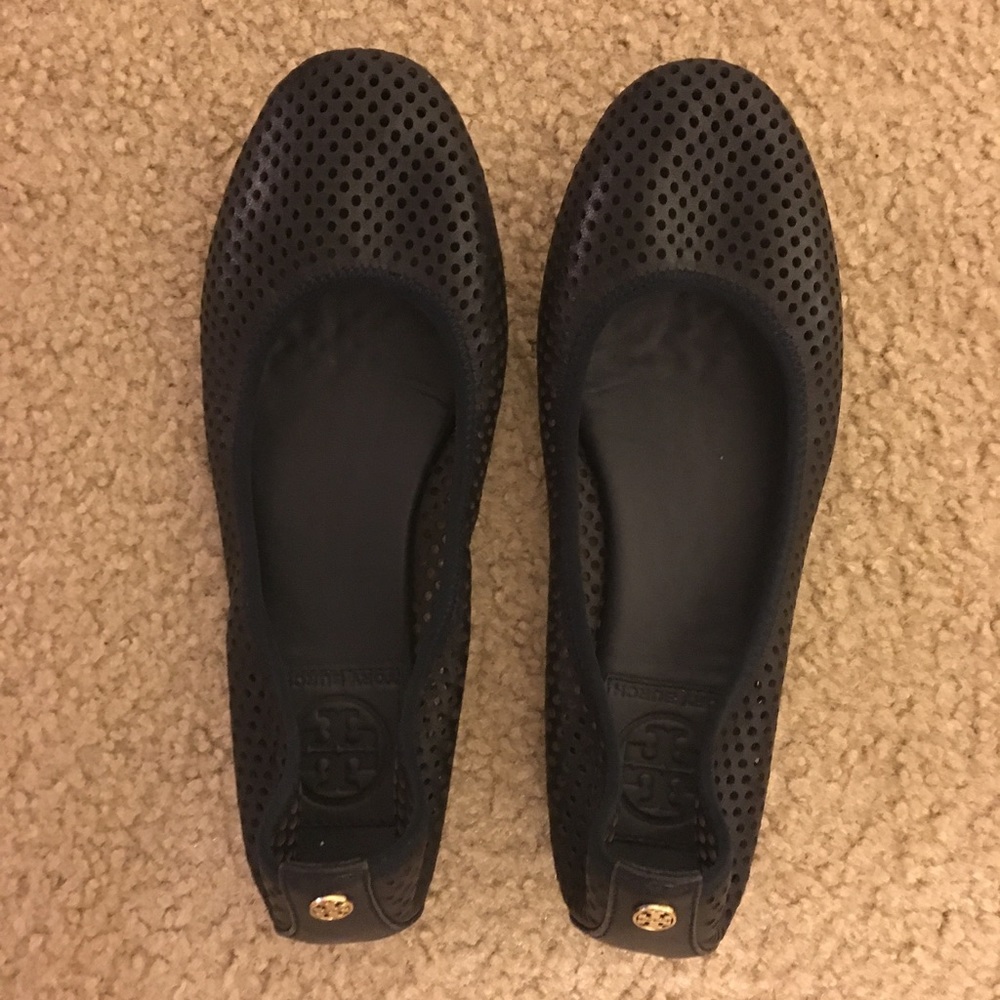Tory Burch Navy blue flats