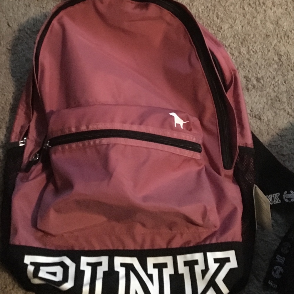 Pink backpack