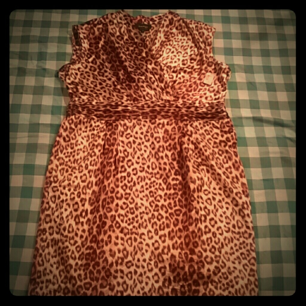 Evan-Picone Cheetah Dress -there are 2 see details