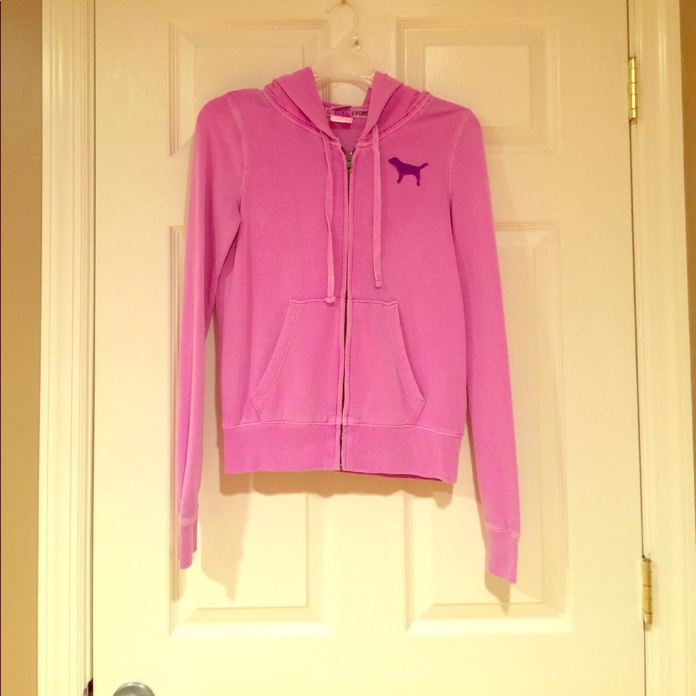 PINK- Victoria secret zip up hoodie
