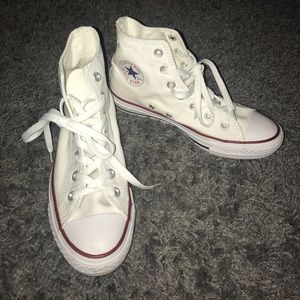 White high top converse
