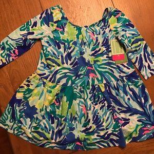 Lilly Pulitzer Wade and Sea XS (2-3) Dress NWT