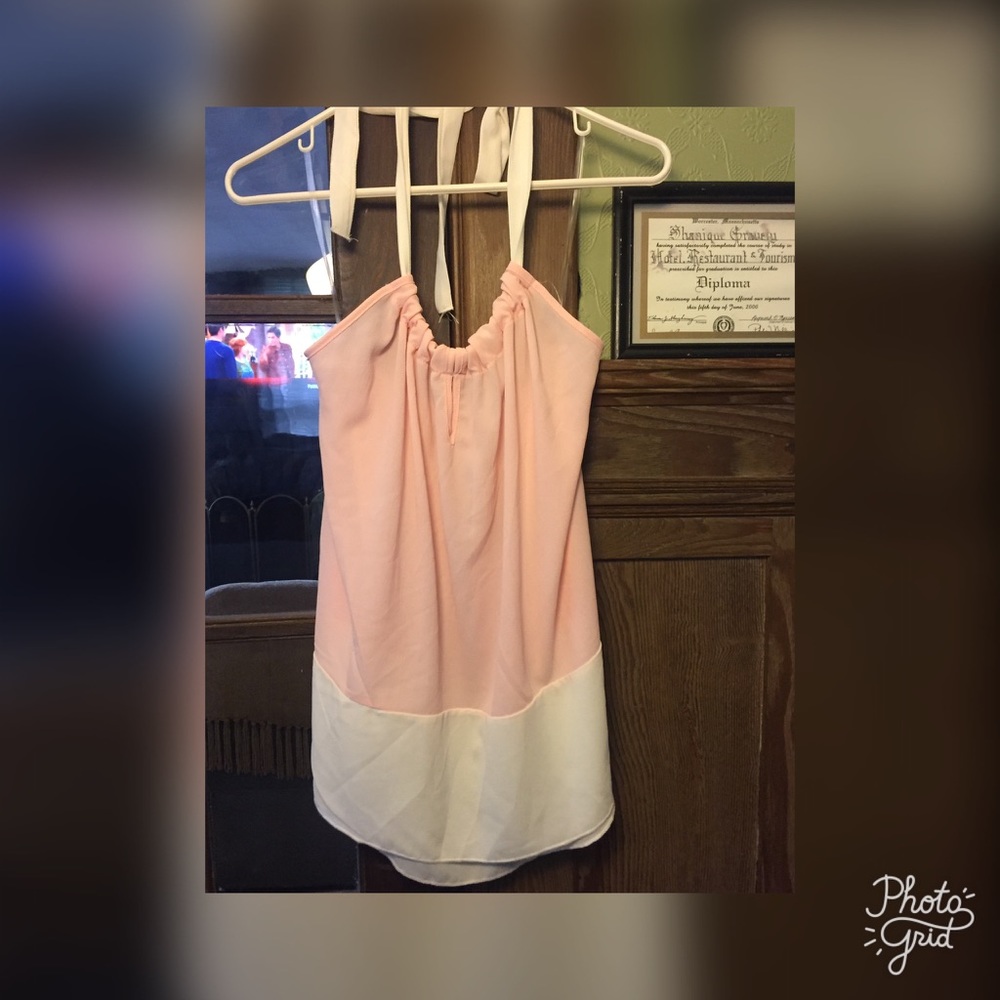 Pink Halter Shirt