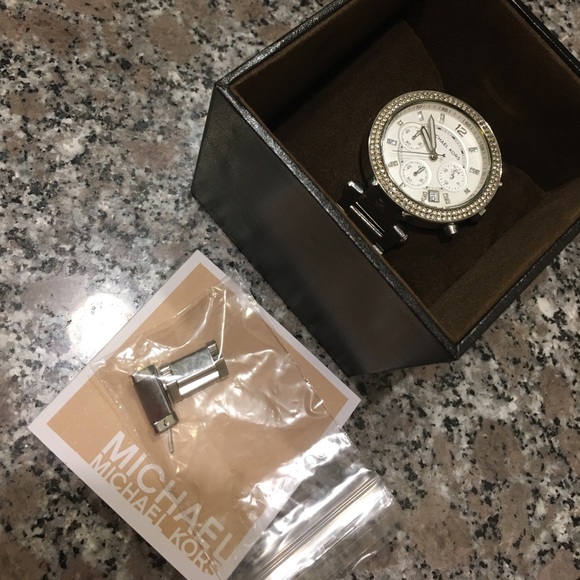Silver Michael Kors women\'s watch