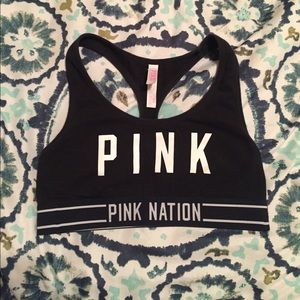 Black Victoria's Secret sports bra