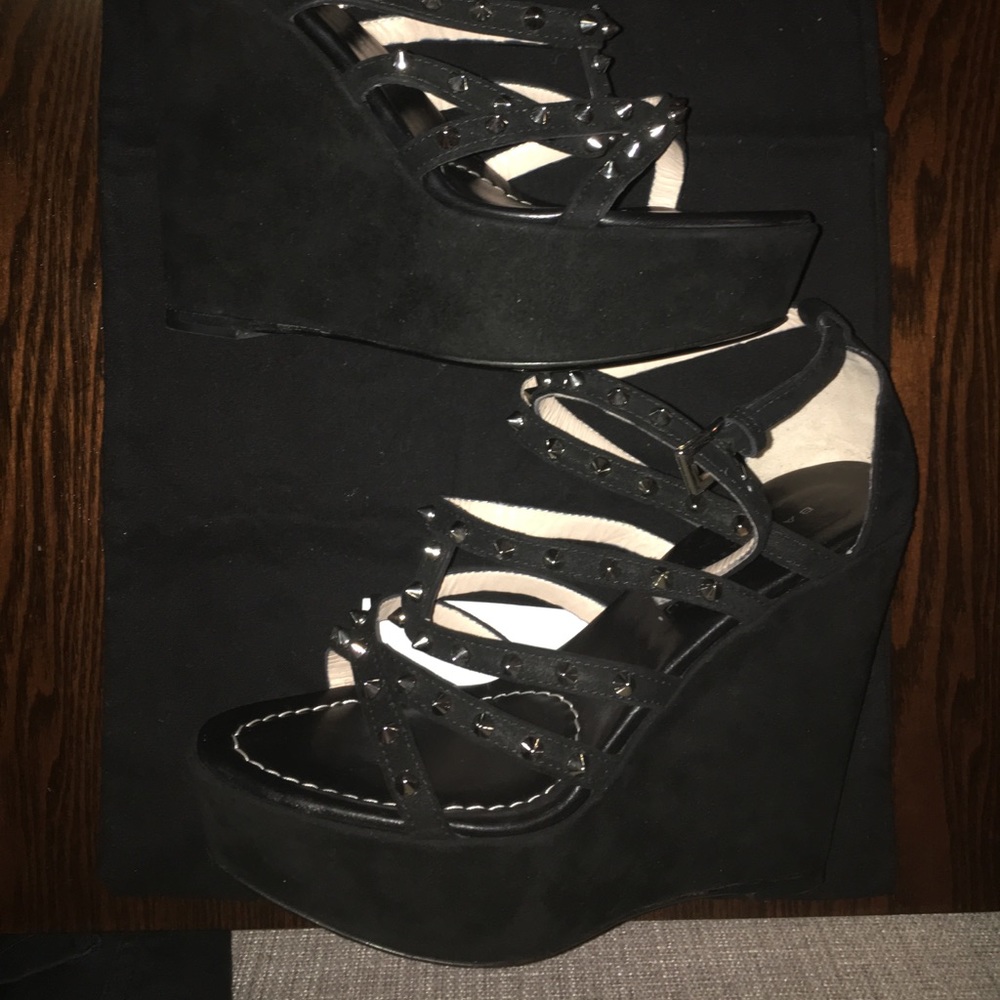 BARBARA BUI DESIGNER PLATFORMS SHOES SIZE 7 - Picture 3 of 7