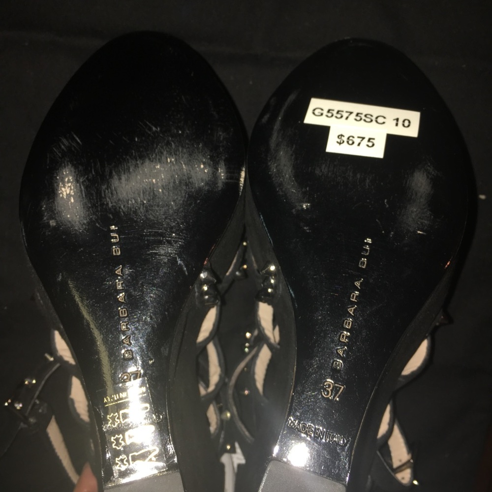BARBARA BUI DESIGNER PLATFORMS SHOES SIZE 7 - Picture 5 of 7