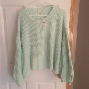 Anthropologie Cropped Sweater XL