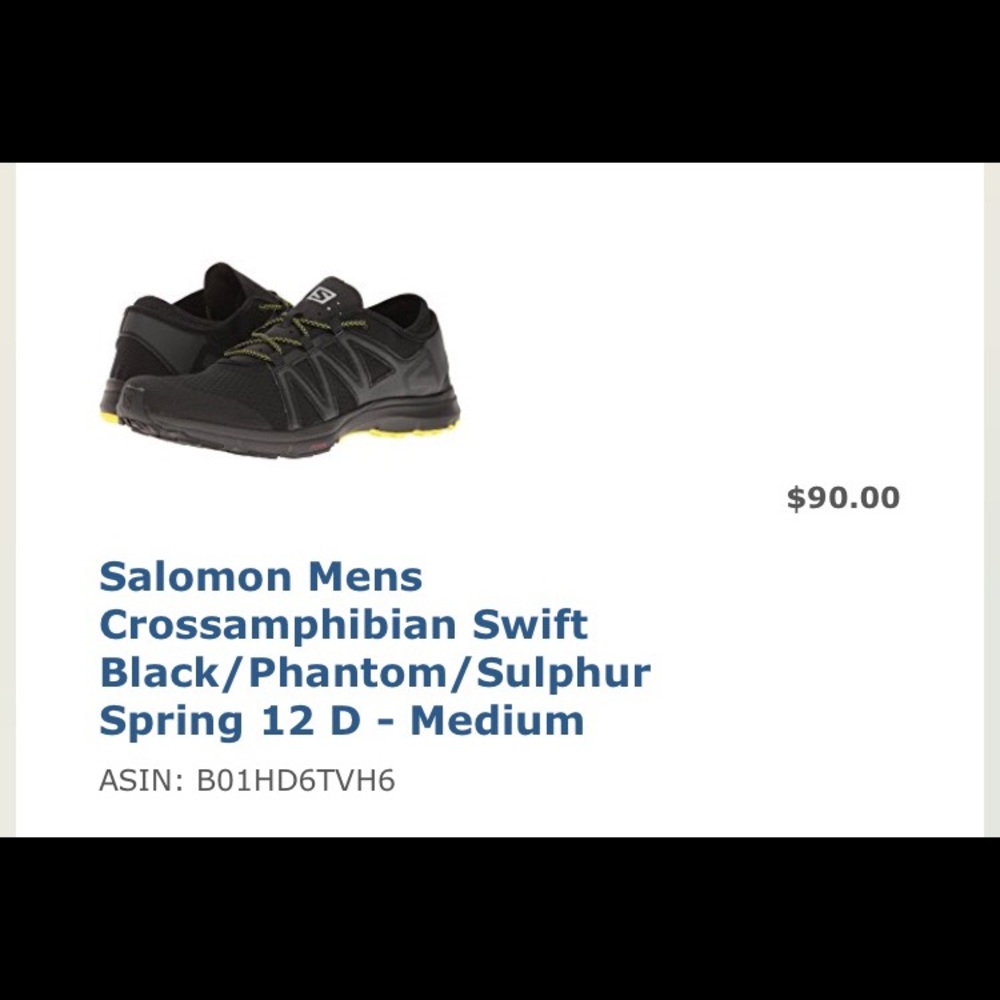 NEW! Salomon CROSS-AMPHIBIAN SWIFT (water&trail)