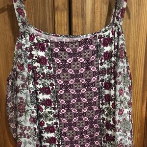 Floral Cold Shoulder Top