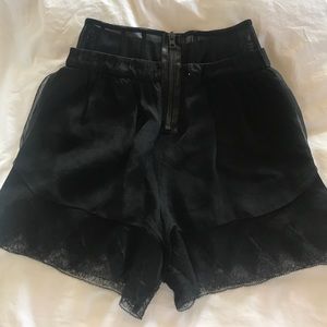 NWT Alexander Wang Corset shorts sz 0
