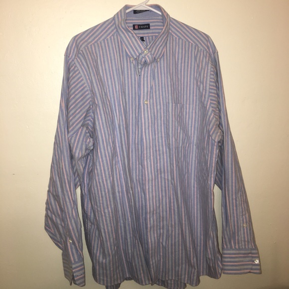 Great Condition Chaps Men's Dress Shirt - Picture 1 of 2