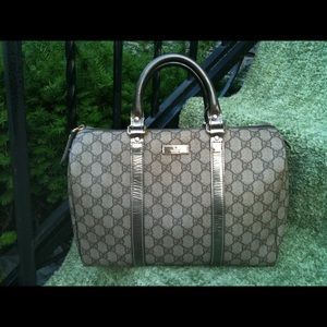 Vintage Gucci Boston Bag Monogram