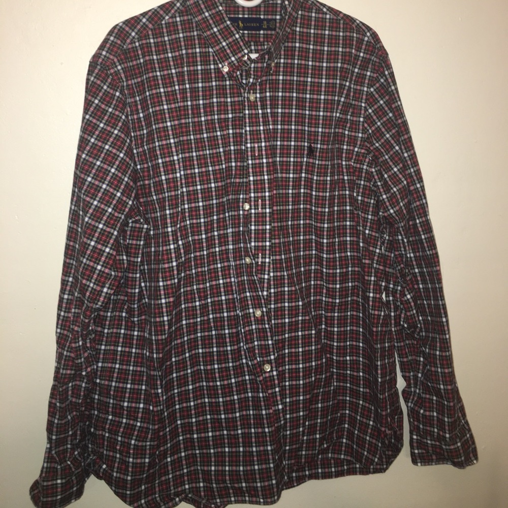 POLO Ralph Lauren Men's Plaid Dress Shirt