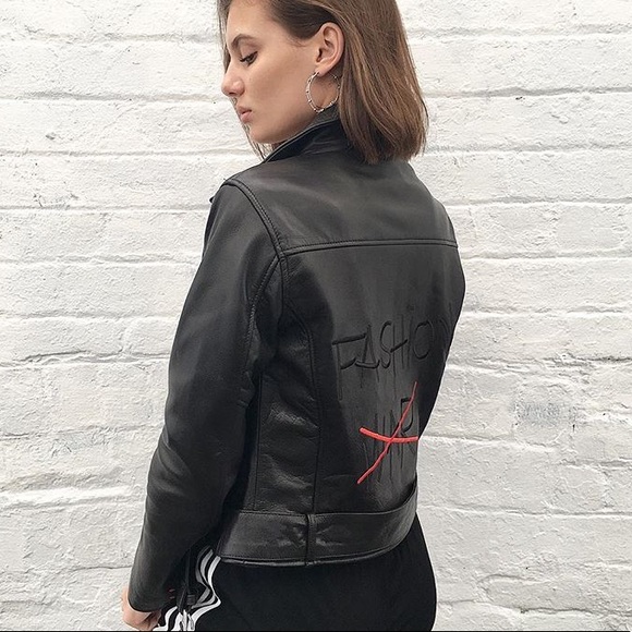 fashion Not war biker jacket Asilio - Picture 3 of 4