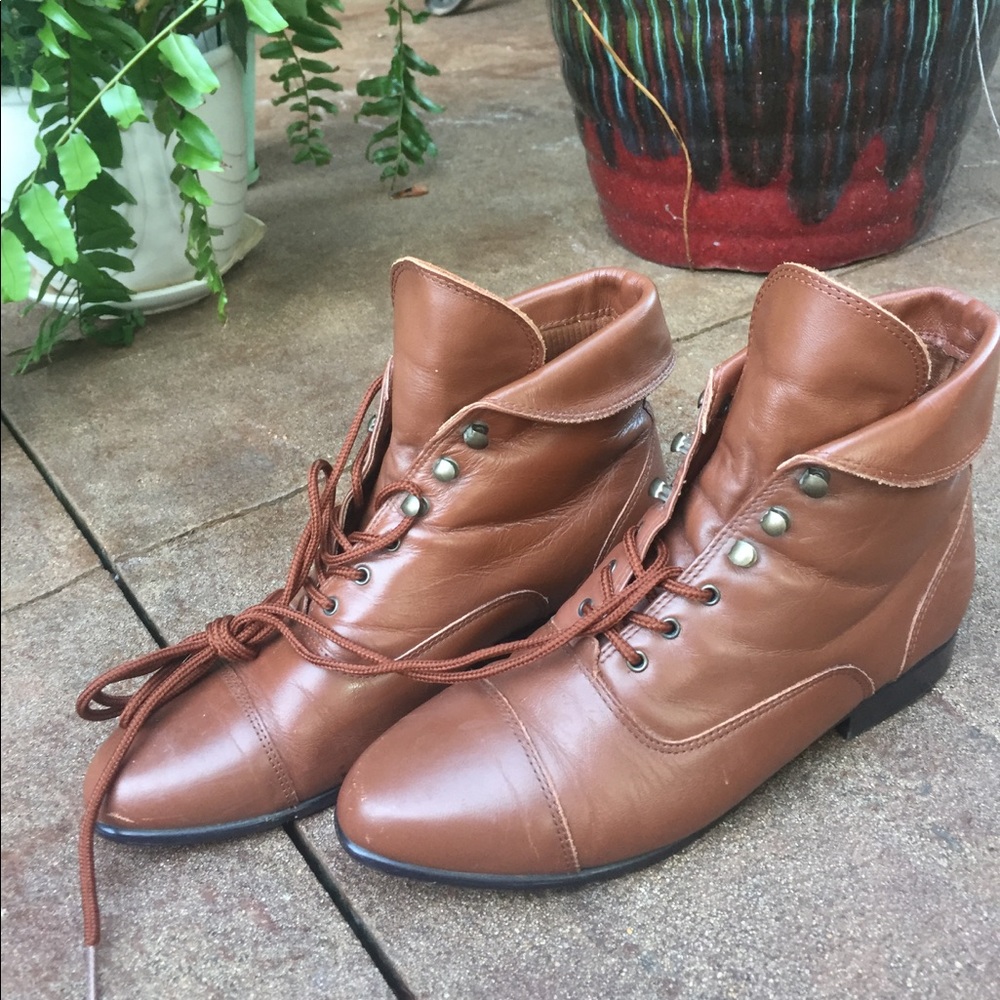 Cute brown ankle boots