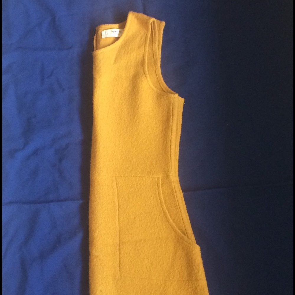 Yellow Sparrow dress from anthropologie