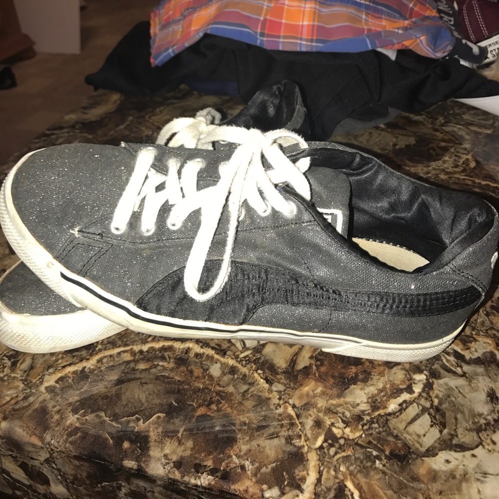 Puma Black Sparkly Sneakers