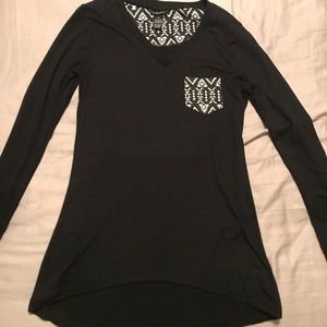 Black long sleeve shirt