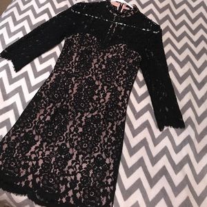 Black lace dress