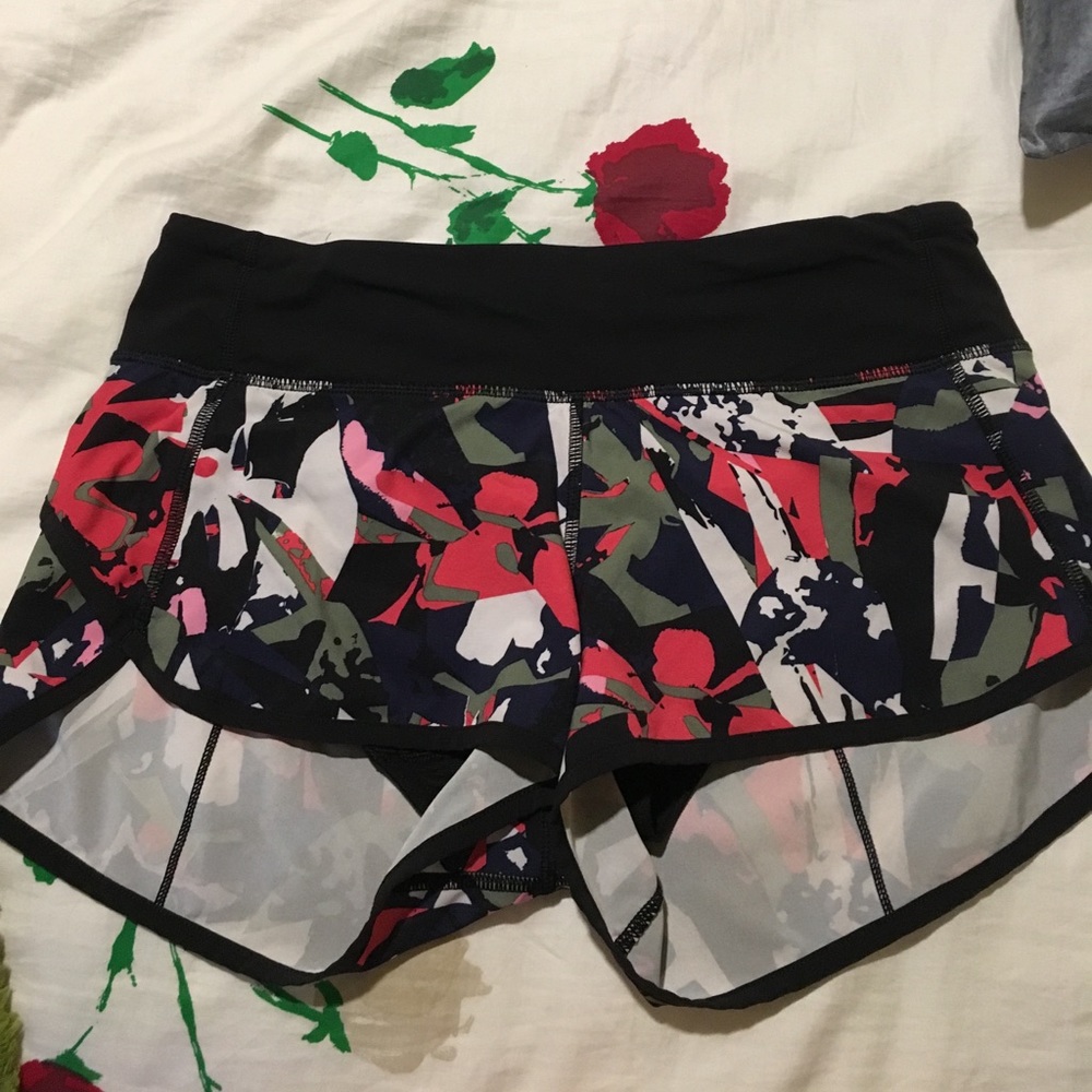 lululemon speed shorts