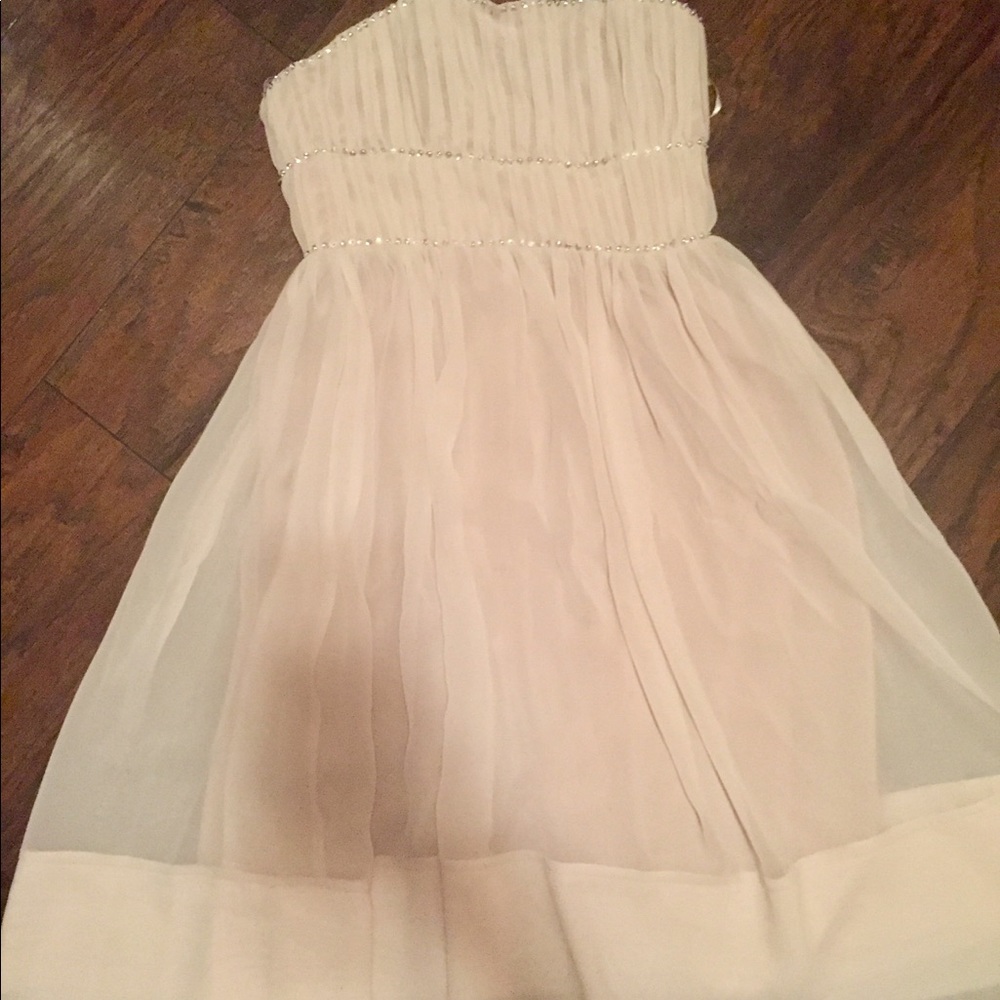 H&M formal tea length chiffon dress.