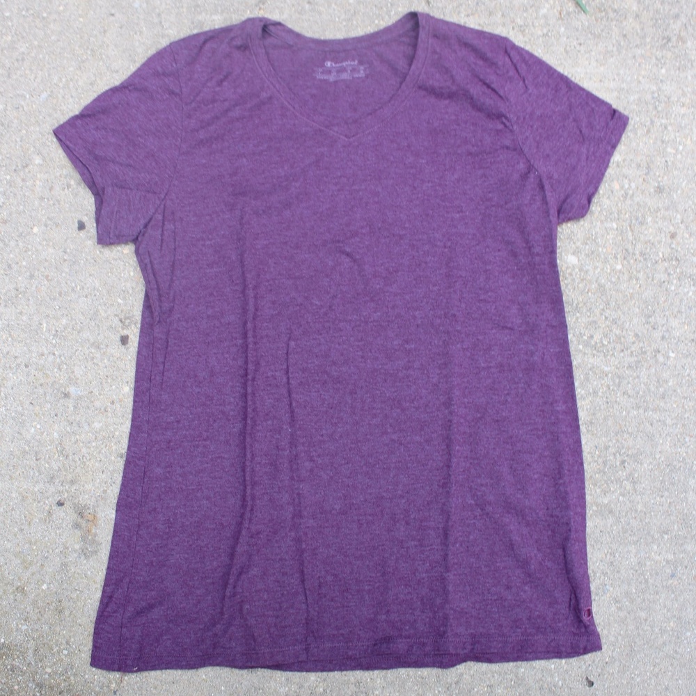Dark Purple Women's Champion Vapor® Cotton Tee