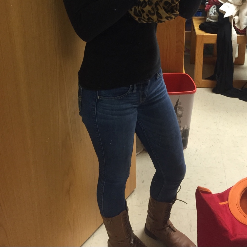Medium wash hollister jeggings