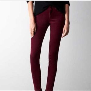 American Eagle Outfitters Burgundy Jeans