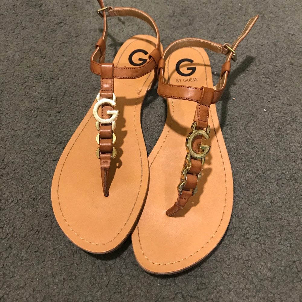 Barely worn guess sandals