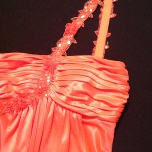 Coral Party Dress