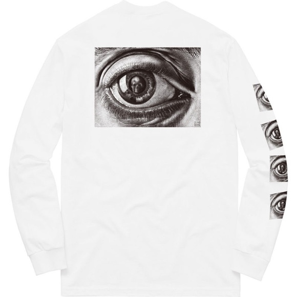 supreme x escher tee