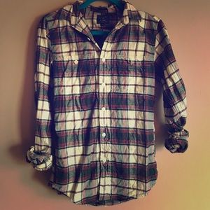 Jcrew comfortable flannel shirt