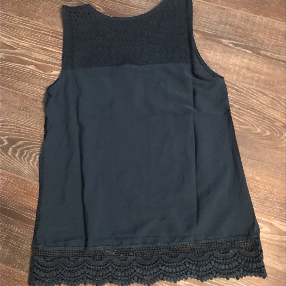 Navy top with lovely detail!