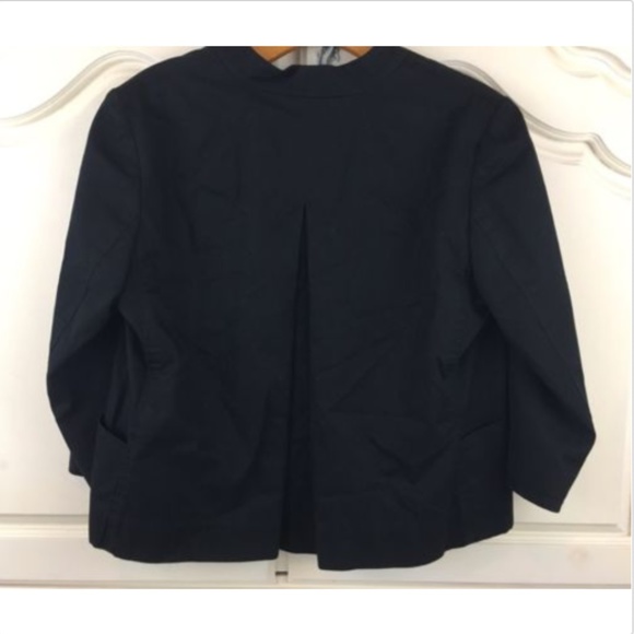 Rag & Bone Black One Button Cotton Career Blazer 8 - Picture 2 of 5