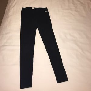 PINK black cotton leggings