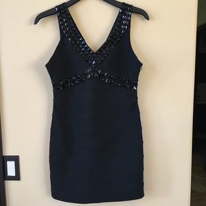 Black beaded dress