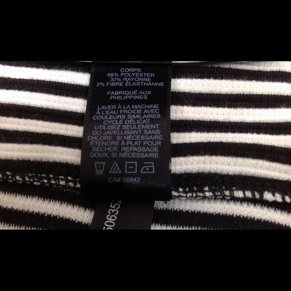 Express Black/White Skater Skirt-NWT - Picture 5 of 6