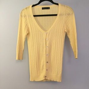 Yellow Zara Cardigan