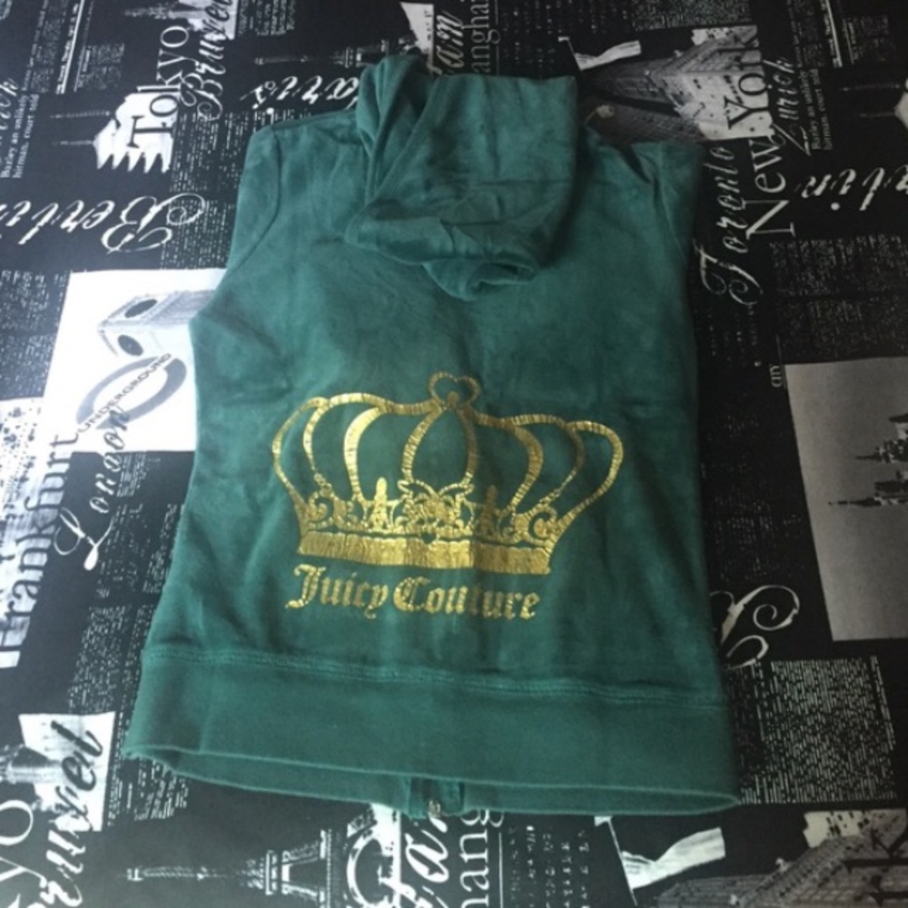 Hunter Green JUICY COUTURE sweatsuit-size S