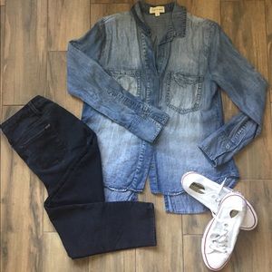 Cloth & Stone Denim Top