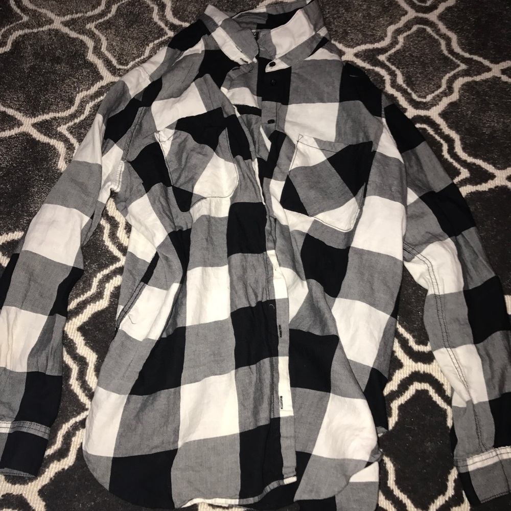 Black & white flannel