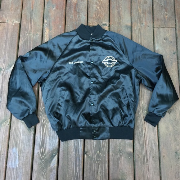 west ark Other - Vintage Genuine Chevrolet satin Button jacket XL