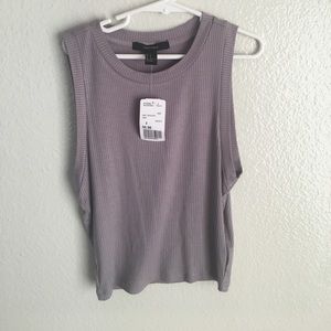 Forever 21 grey tank top