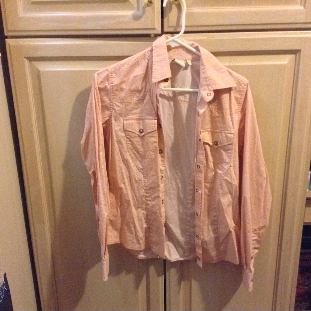 Peach flannel