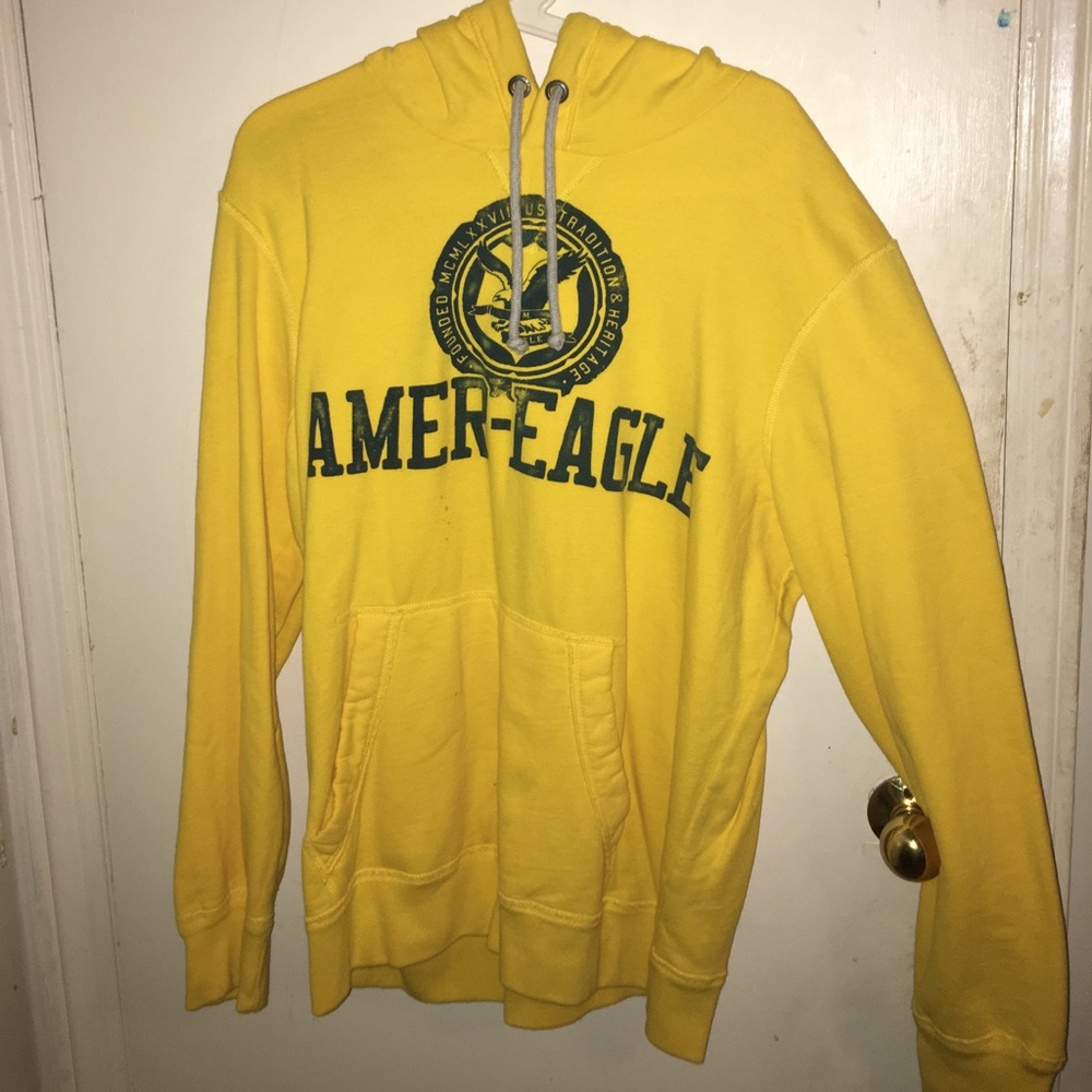 Yellow hoodie