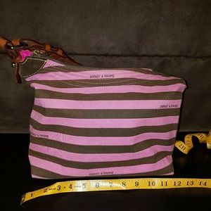 Dooney and Bourke hobo pink brown