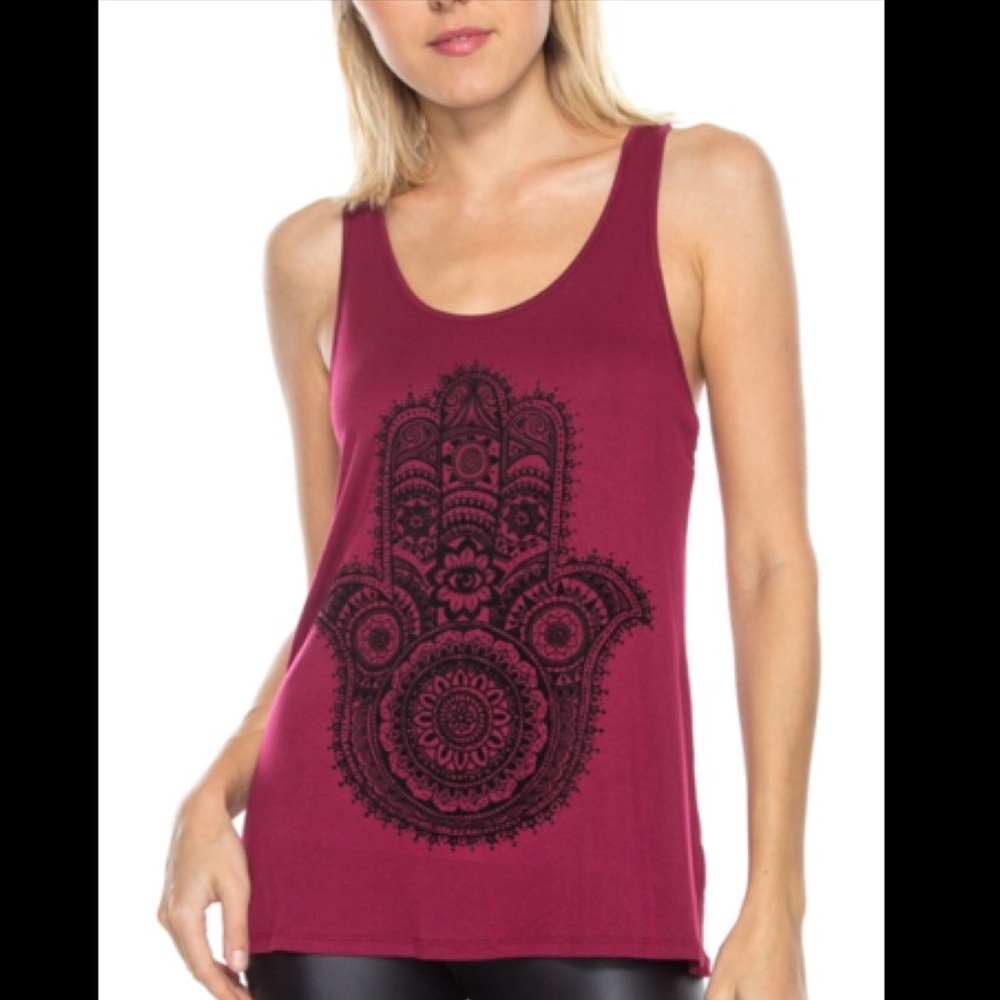 Hamsa Hand Yoga Workout Tank